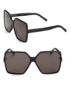 Saint Laurent 63mm New Wave Betty Square Sunglasses