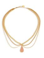 Chan Luu Layered Chain & Agate Necklace