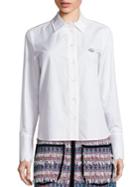 See By Chloe Button-front Solid Shirt