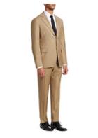 Isaia Cortina Flap Wool Suit