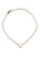 Jennifer Zeuner Jewelry Mia Mini Diamond & 18k Rose Gold Heart Anklet
