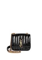 Saint Laurent Vicky Patent Leather Wallet On A Chain