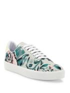 Burberry Westford Floral-print Canvas Sneakers