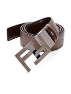 Fendi America Elite Reversible Leather Belt
