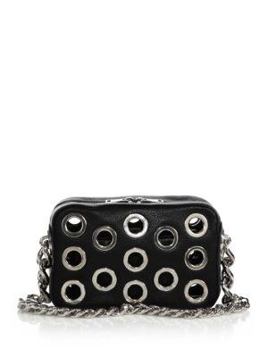 Prada Daino Chain Bowler Bag With Grommets
