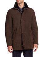Saks Fifth Avenue Collection Shearling-lined Leather Jacket
