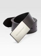 Burberry Leather Sloane Belt