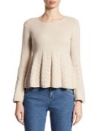 See By Chloe Knit Embroidered Wool Top