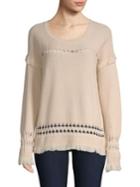 Feel The Piece Colin Diamond Weave Fringed Sweater