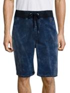 True Religion Decayed Terry Dyed Finish Shorts