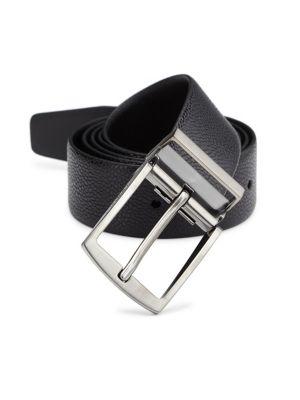Giorgio Armani Leather Tongue Belt