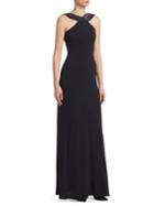 Emporio Armani Double-face Jersey Gown