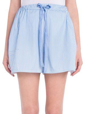 Fendi Cotton Striped Shorts
