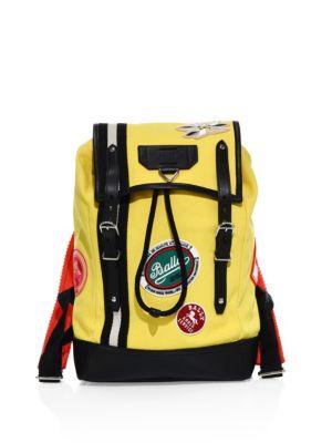 Bally Logo Patch Backpack