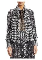 Dolce & Gabbana Paillette Tweed-trim Jacket