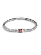 John Hardy Classic Chain Red Sapphire Bracelet