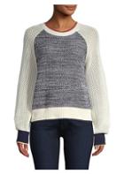 Joie Golani Color Block Cotton Knit Sweater