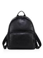 Giorgio Armani Solid Leather Backpack