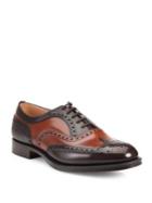 Church's Duo-color Burwood Wingtip Leather Oxfords