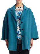 Marina Rinaldi, Plus Size Wool Button-front Jacket