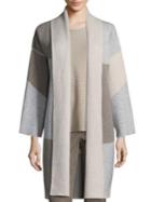 Lafayette 148 New York Reversible Felted Cashmere Cardigan