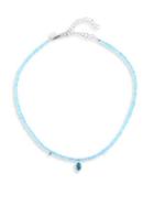 Meira T Diamond, Opal & Apatite Beaded Choker