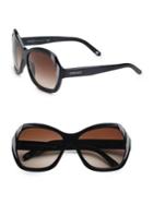 Versace Crystal Stripe Sunglasses