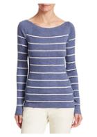 Theory Refined Stripe Wool Sweater