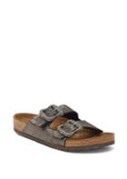 Marc Jacobs Grunge Two-strap Glitter Leather Sandals