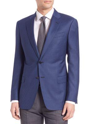 Armani Collezioni Wool Houndstooth Sportcoat
