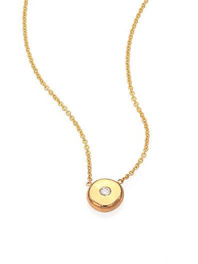 Zoe Chicco Diamond & 14k Gold Pendant Necklace