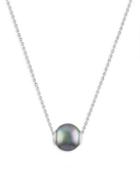 Majorica 12mm Gray Pearl & Sterling Silver Pendant Necklace