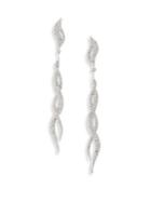 Adriana Orsini Helix Crystal Linear Drop Earrings