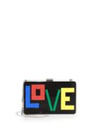 Les Petits Joueurs Andy Rainbow Love Acrylic Crossbody Bag