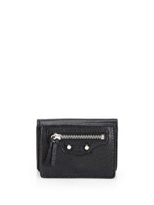 Balenciaga Mini Arena Classic Leather Wallet