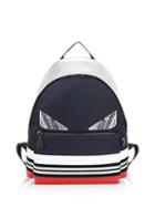 Fendi Bugs Colorblock Striped Backpack