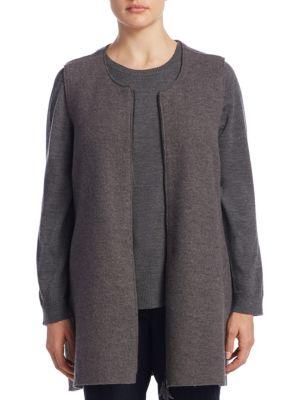 Eileen Fisher, Plus Size Roundneck Vest