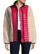 Sandy Liang Chambers Combo Fleece Jacket