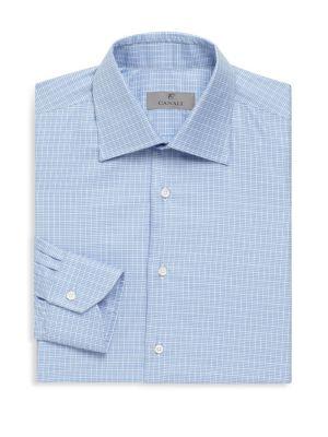 Canali Cotton Long-sleeve Dress Shirt