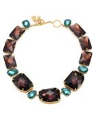 Tory Burch Crystal Stone Statement Necklace