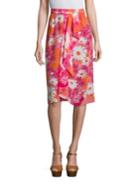 Michael Kors Collection Floral Printed Skirt