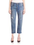 Vince Distressed Cropped Jeans