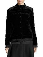 Moncler Beatrice Quilted Velvet Jacket