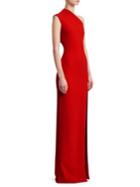 Solace London Averie One-shoulder Gown
