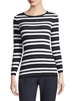 Peserico Striped Cotton Sweater