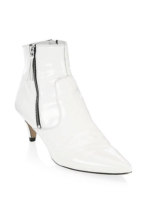 Isabel Marant Deby Leather Point-toe Ankle Boots