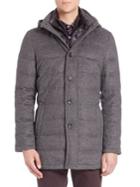 Saks Fifth Avenue Collection Wool & Cashmere Quilted Jacket