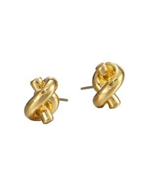 Kate Spade New York Sailor's Knot Stud Earrings/goldtone