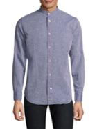 Eleventy Banded Collared Shirt