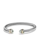 David Yurman Cable Classic Bracelet With Prasiolite And Gold